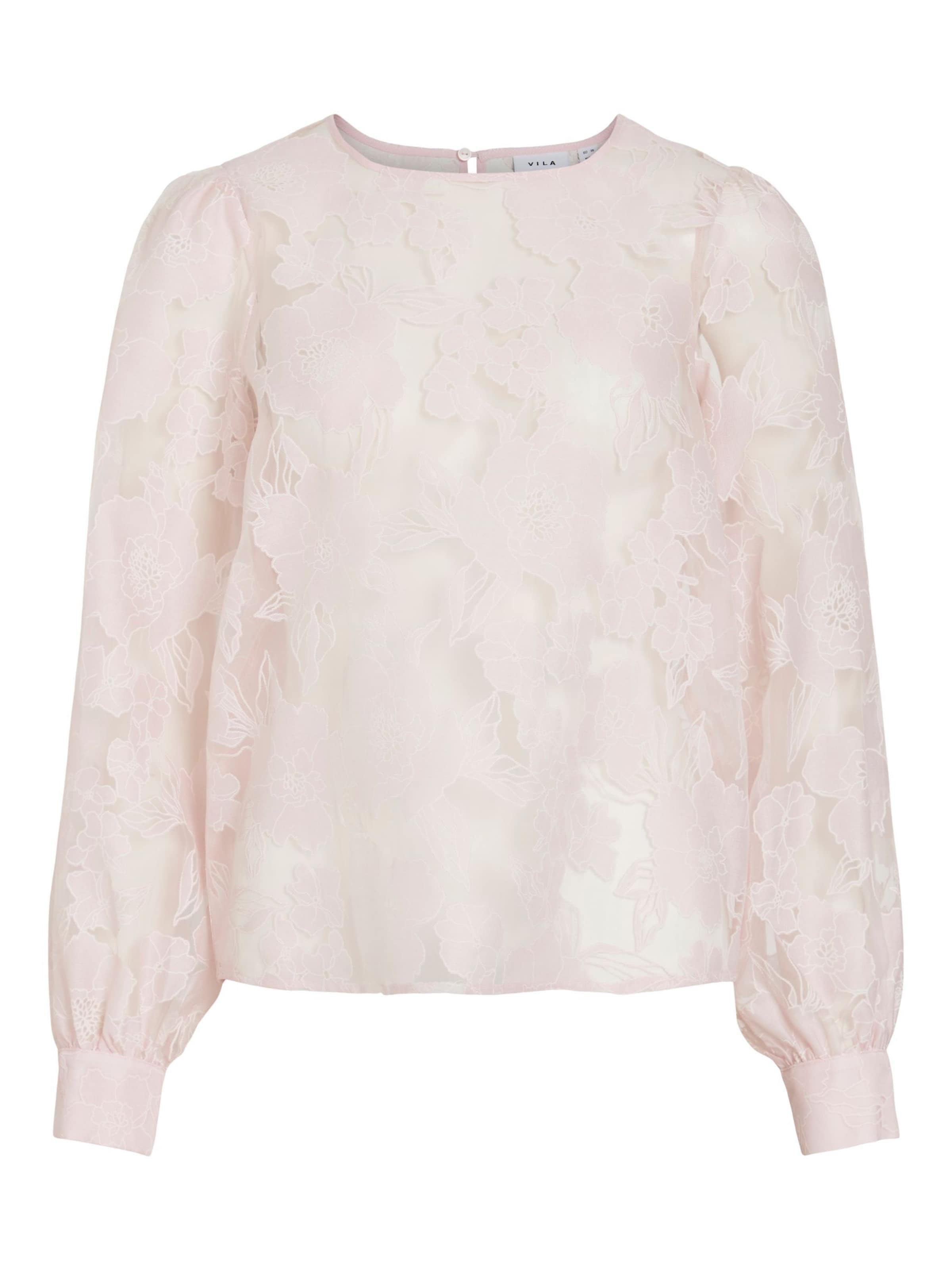 

VILA Лонгслив 'VIBillie' в пастельно-розовом цвете