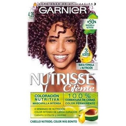 

Перманентная краска для волос Nutrisse Creme Скрипка 4.26, Garnier
