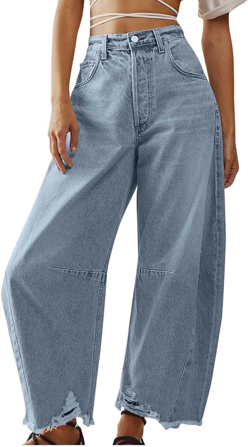 

NATHGAM женские джинсы Boyfriend High Waist с карманами