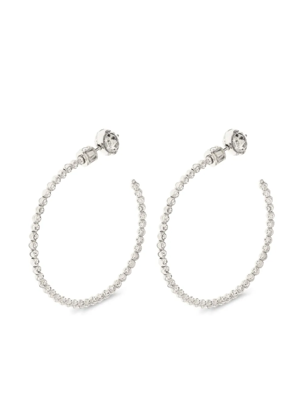 

Серьги Moon из белого золота с бриллиантами Officina Bernardi, серебяный