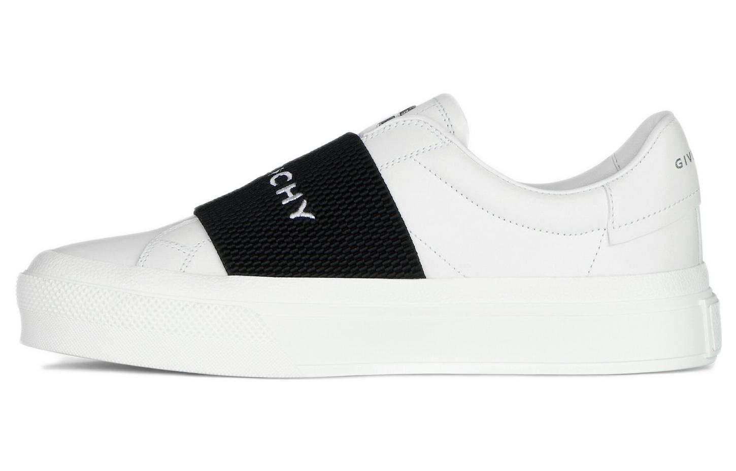 Givenchy Женские кроссовки City Court Webbing 'White Black'