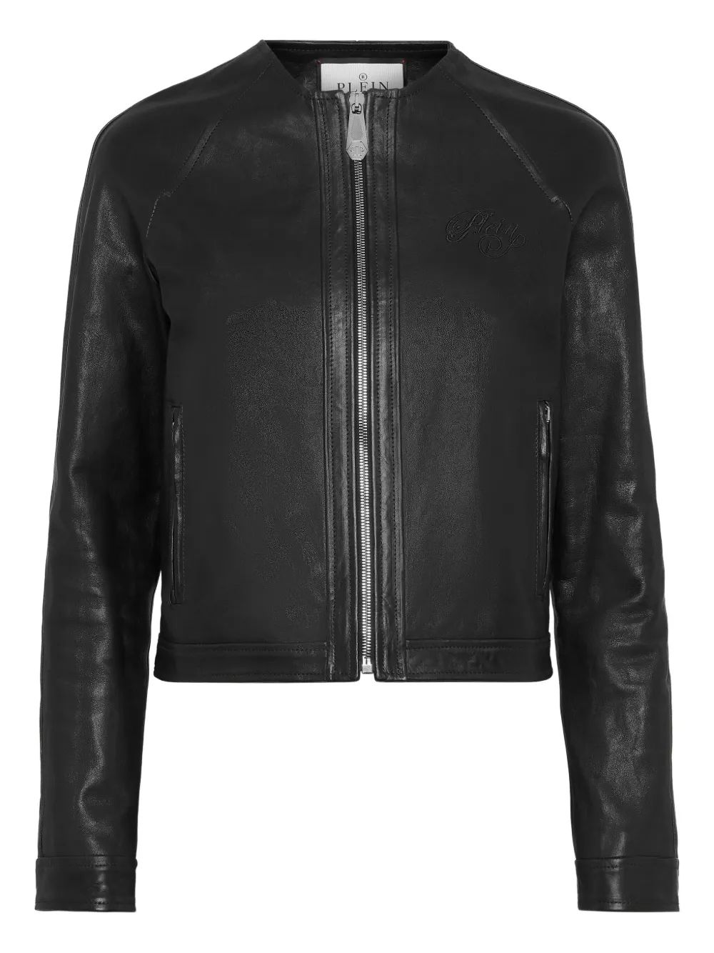

Куртка с вышитым логотипом Philipp Plein, черный