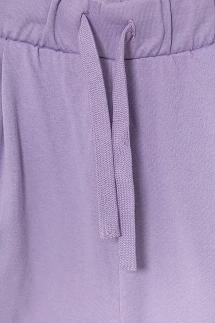 Шорты спортивные из хлопка United Colors of Benetton, фиолетовый — фото 3