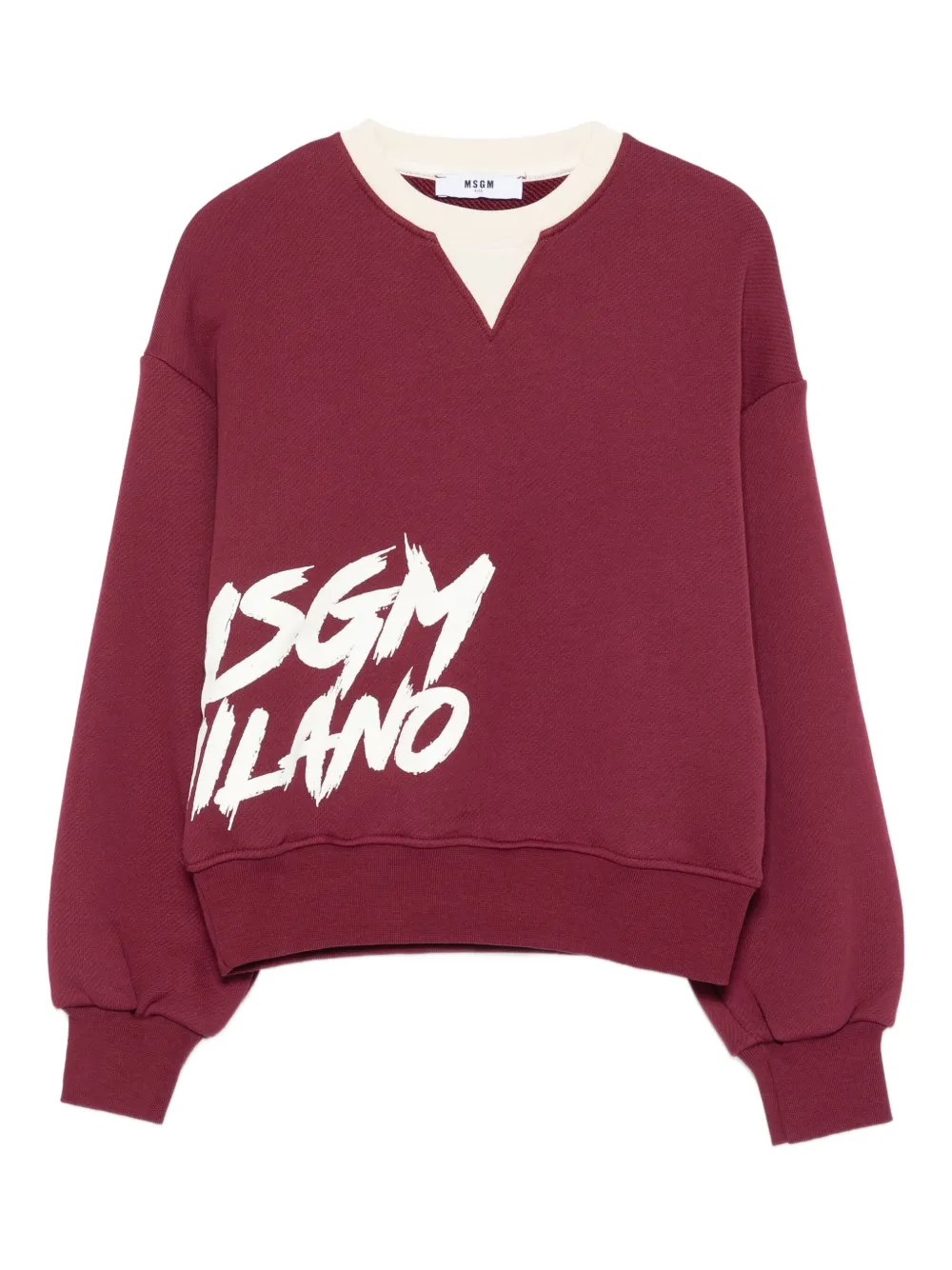 

Толстовка с логотипом MSGM Kids, красный