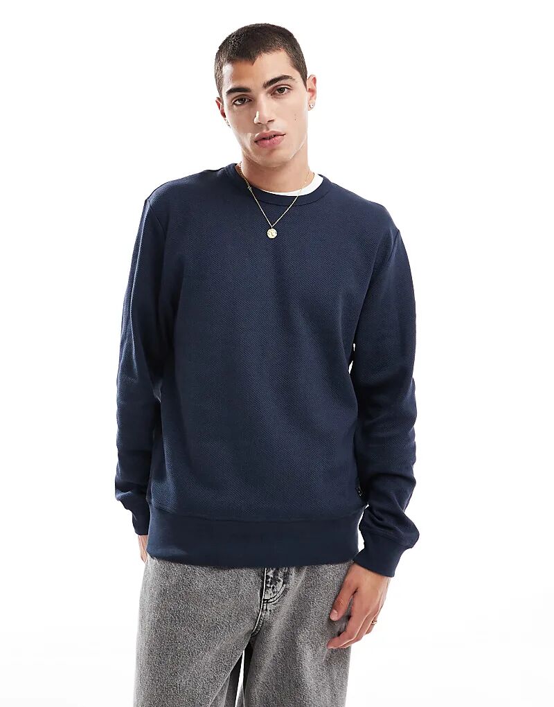 

Толстовка с логотипом icon regular fit темно-синего цвета PS Paul Smith