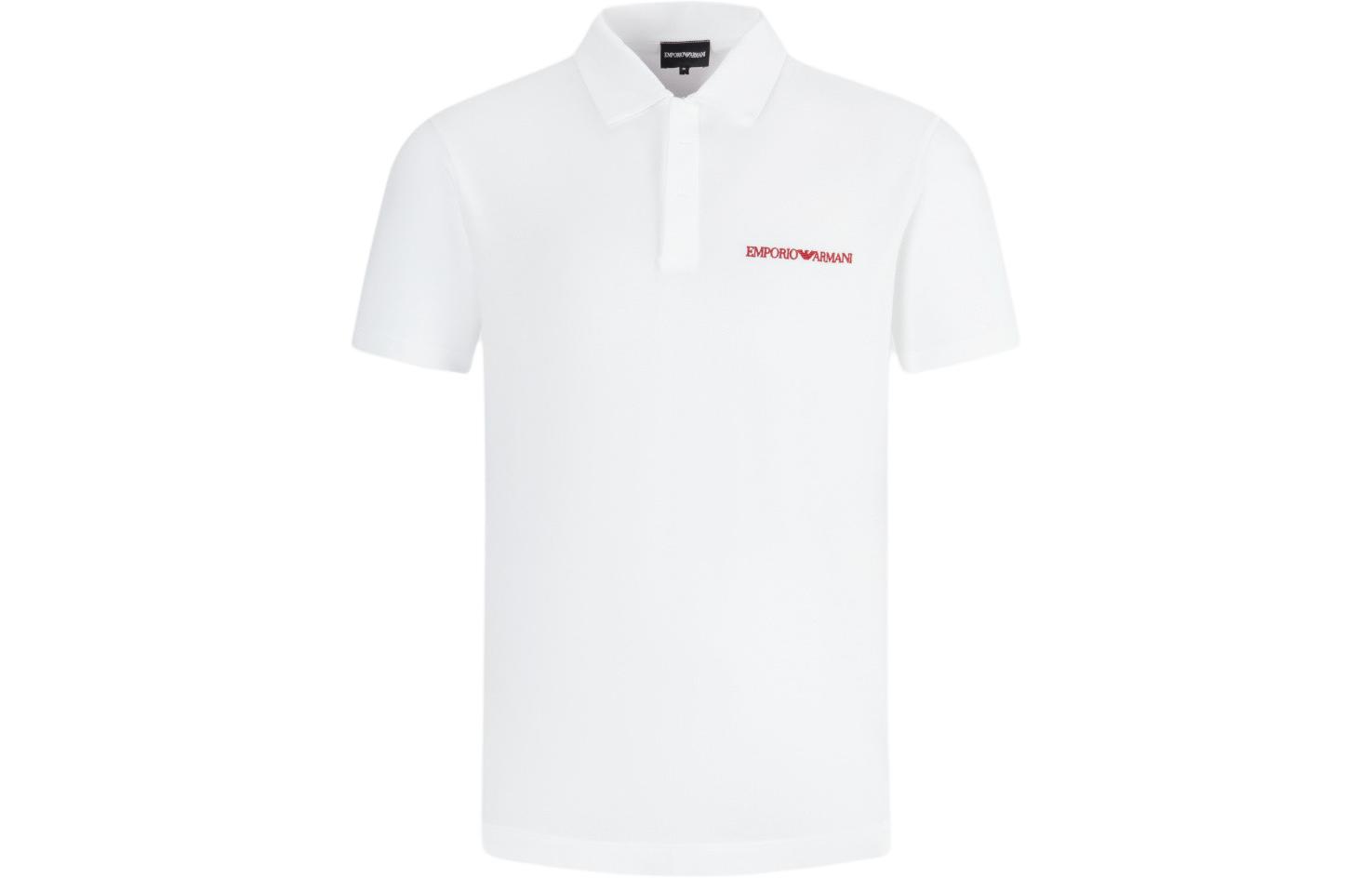 

Футболка поло мужская белая SS24 EMPORIO ARMANI
