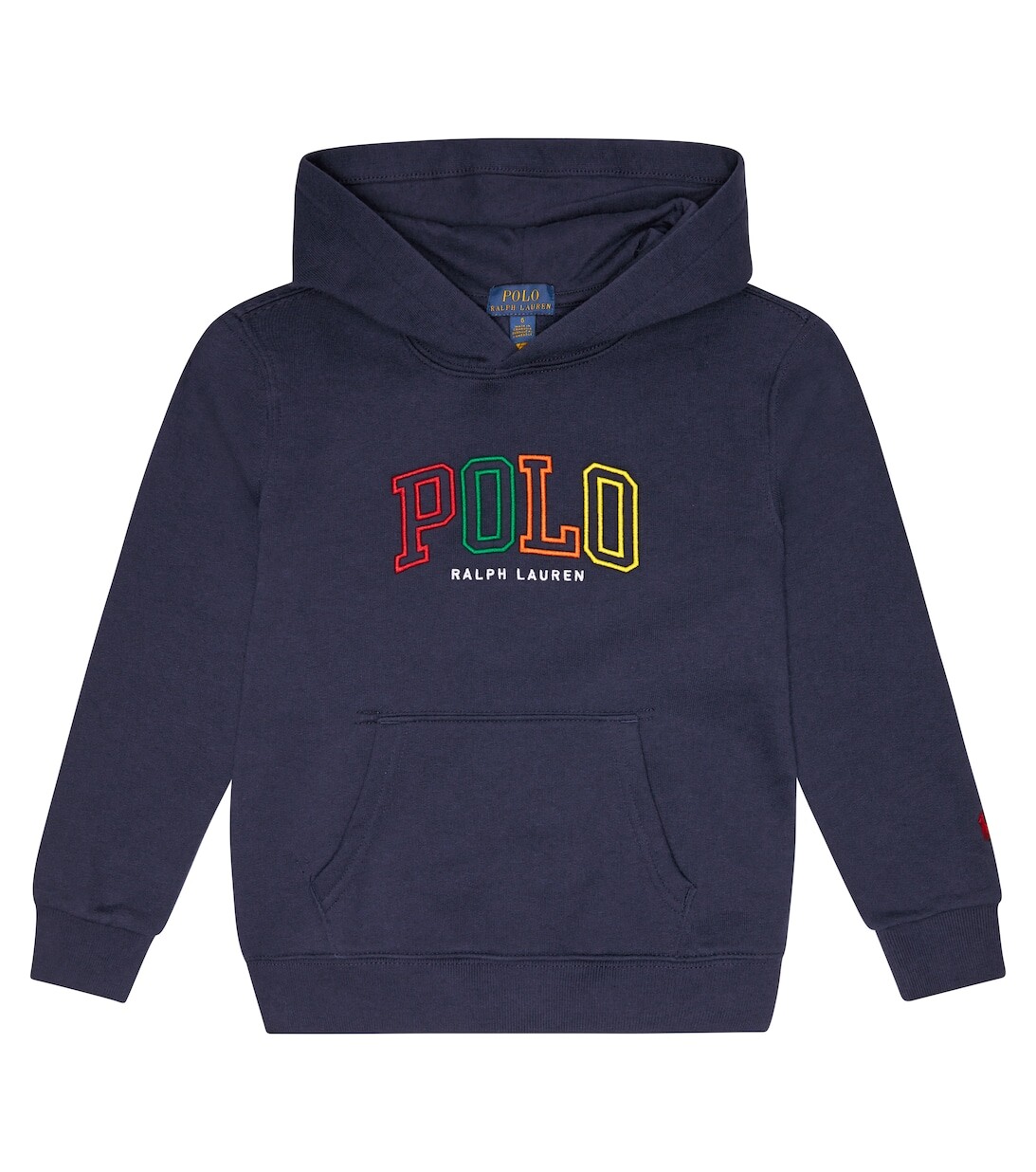 

Худи из смесового хлопкового джерси с логотипом Polo Ralph Lauren, синий