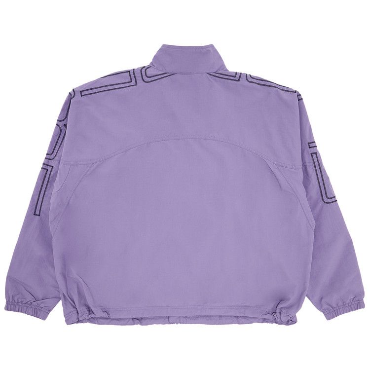 Спортивная куртка Supreme Spellout Embroidered Track Jacket, Dusty Purple — фото 2