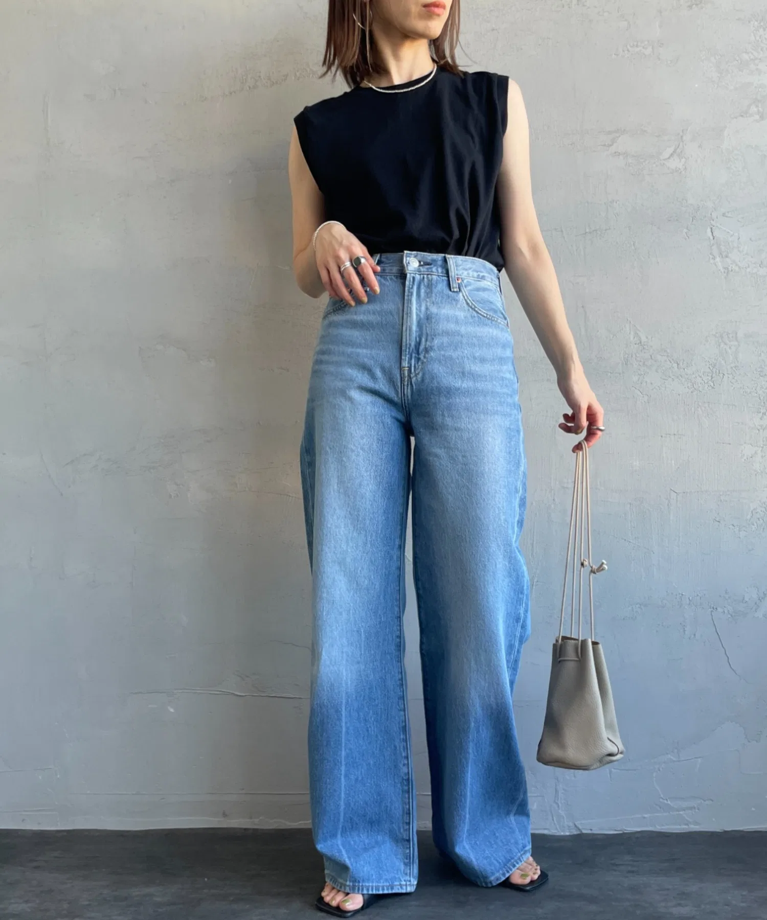 [LEVI'S] RIBCAGE Широкие джинсы с высокой посадкой и прямым кроем — фото 2