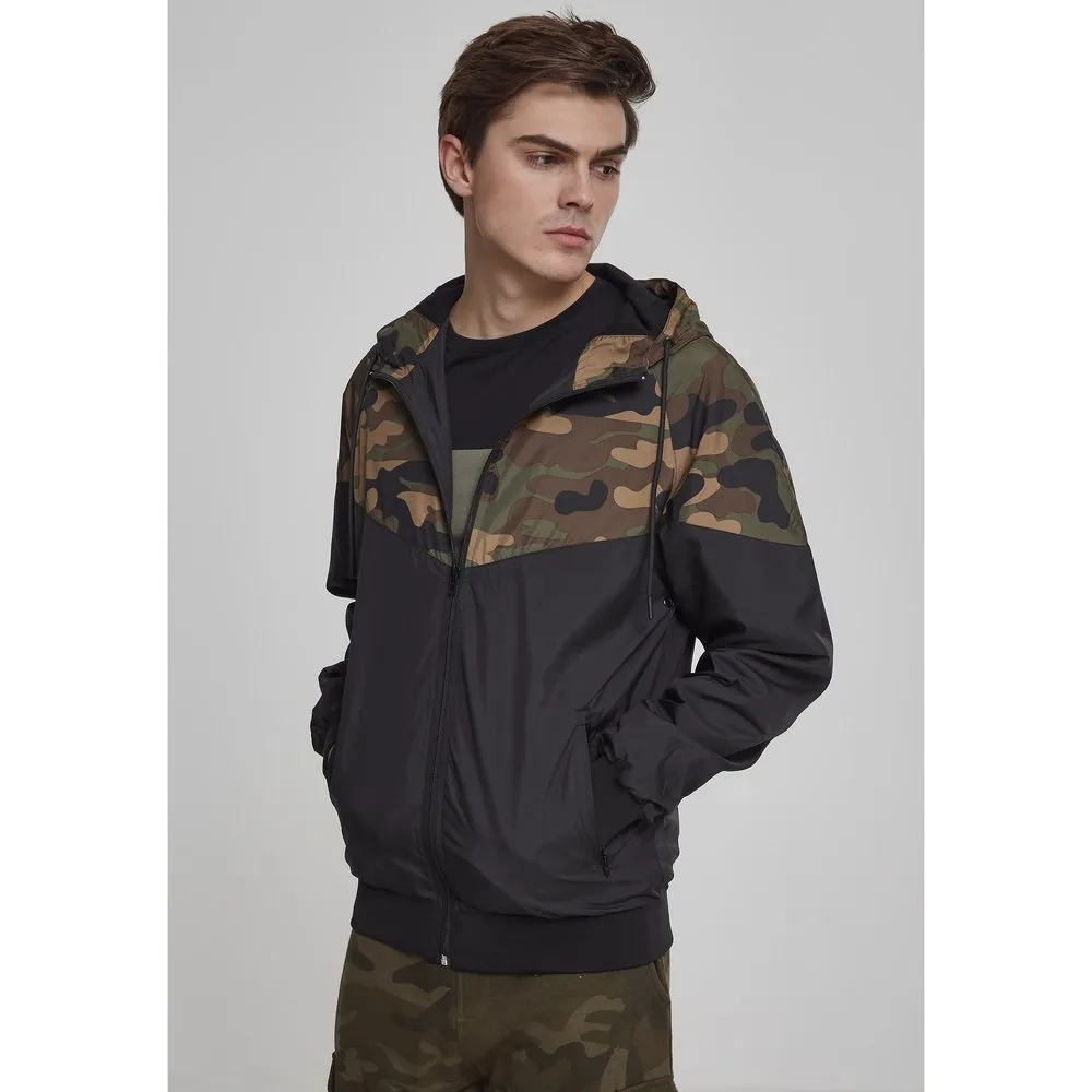 

Куртка Urban Classics Windcheater Pattern, черный