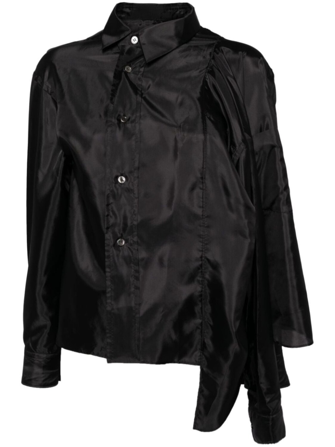 

Comme Des Garçons рубашка асимметричного кроя, черный