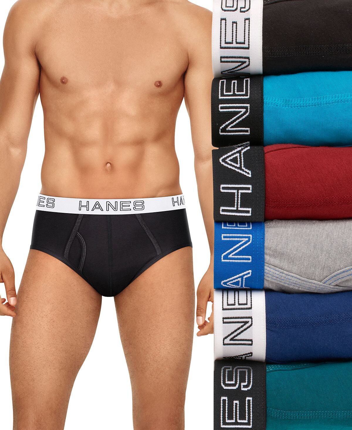 

Мужские Мужские 6-Пк. Эластичные трусы Ultimate Hanes