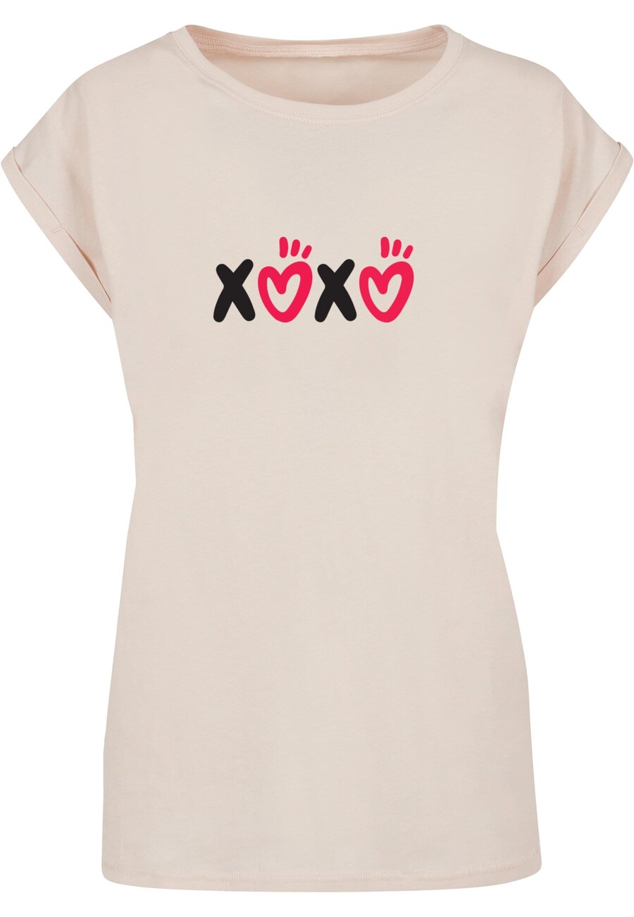 

Футболка Merchcode Shirt Valentines Day - Xoxo, нюд