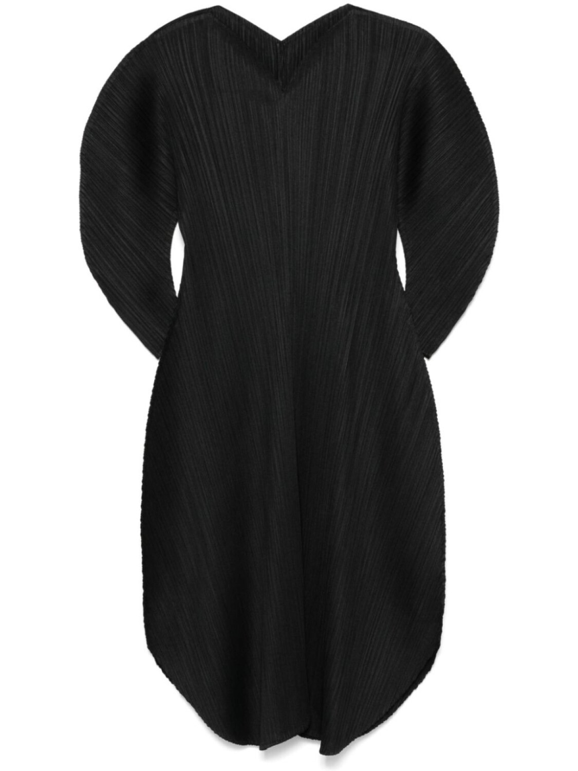 

Платье миди Wormhole Pleats Please Issey Miyake, черный