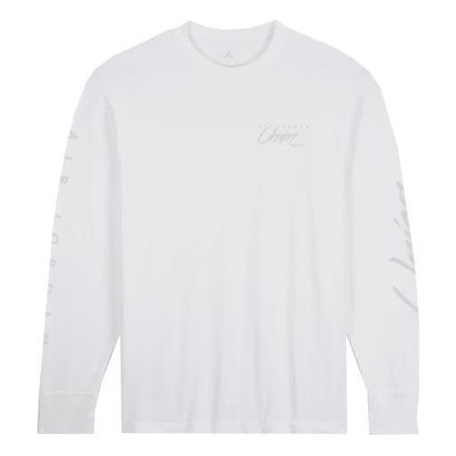 

Футболка x union long-sleeve t-shirt 'white grey haze' Air Jordan, белый