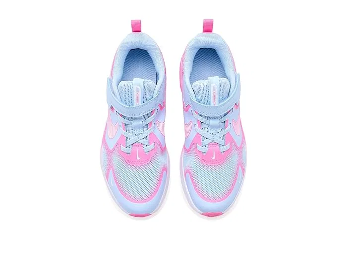 Кроссовки детские Cosmic Runner Swoosh Nike, Hydrogen Blue/White/Pink Glow — фото 3