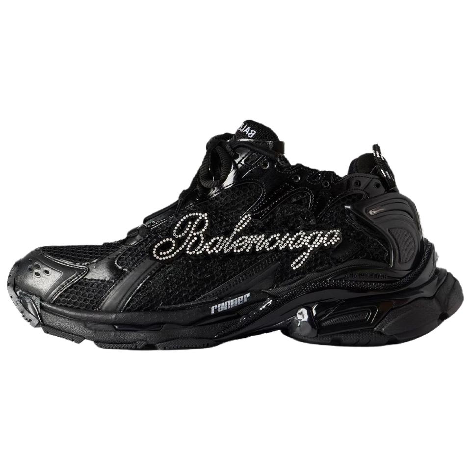 

Кроссовки Runner Low Top Chunky мужские Balenciaga, черный