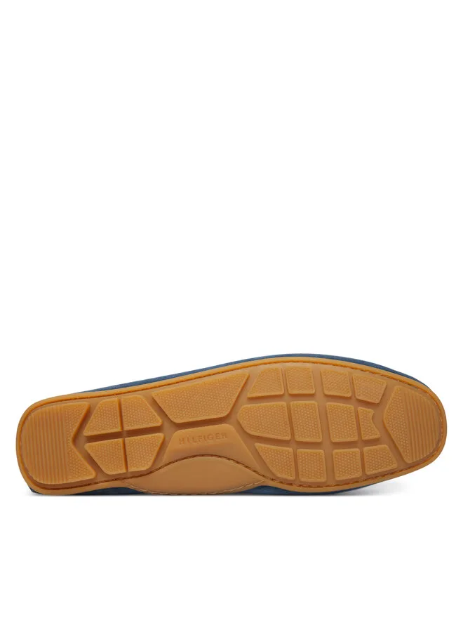 Tommy Hilfiger Мокасины Core Hilfiegr Suede Driver FM0FM05789 синего цвета — фото 4