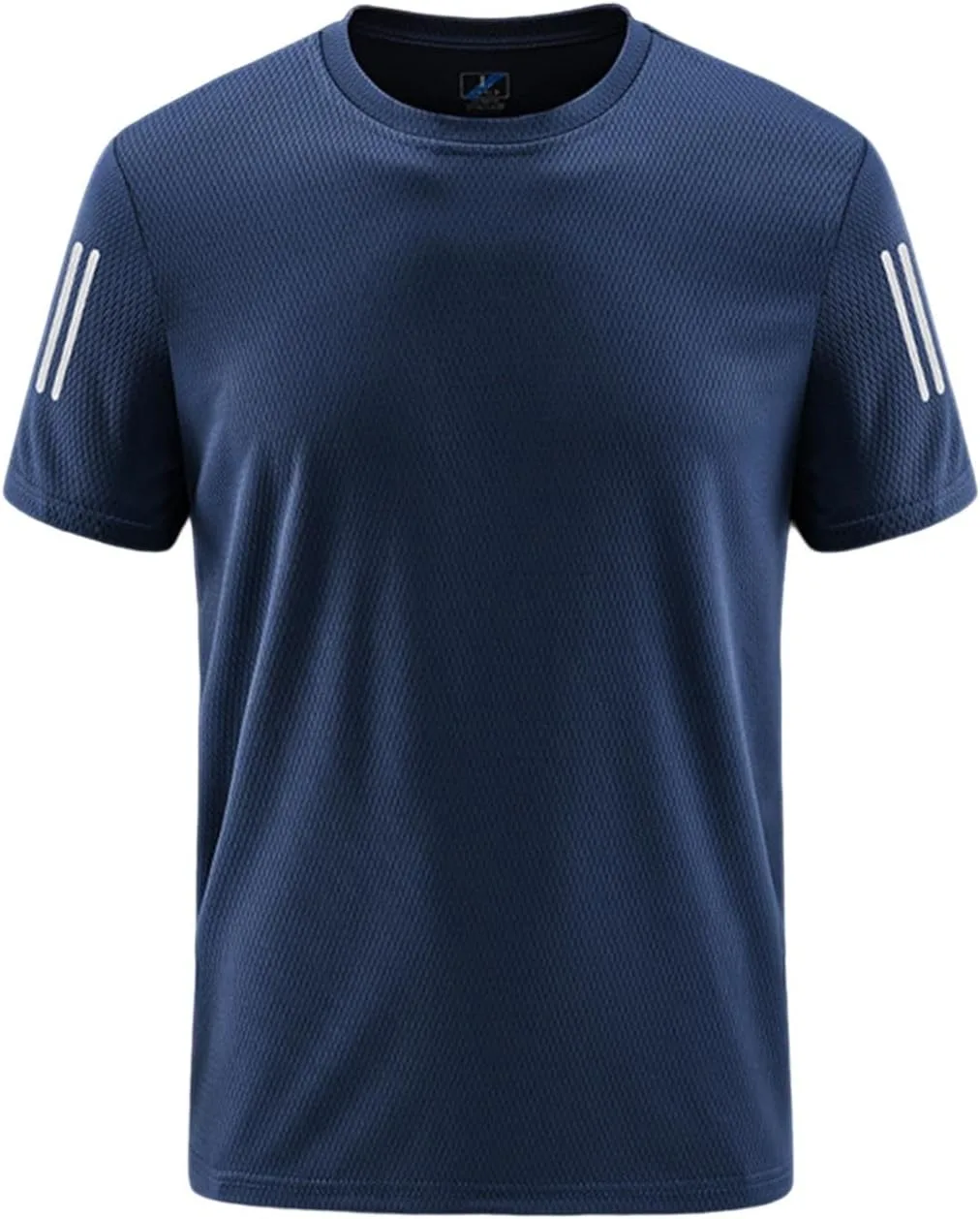 

Футболка с коротким рукавом для мужчин, лето-осень, crewneck, спортивная, для бега, quick dry