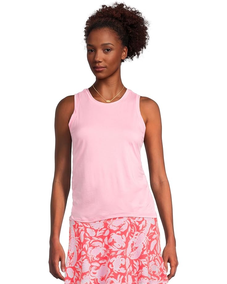 

Топ Lilly Pulitzer Heston Tank Upf 50+, цвет Conch Shell Pink