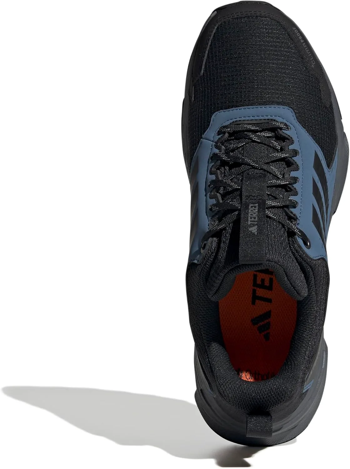 Мужские кроссовки Adidas Terrex Tracefinder 2 Climaproof для трейлраннинга, черный/оранжевый — фото 2