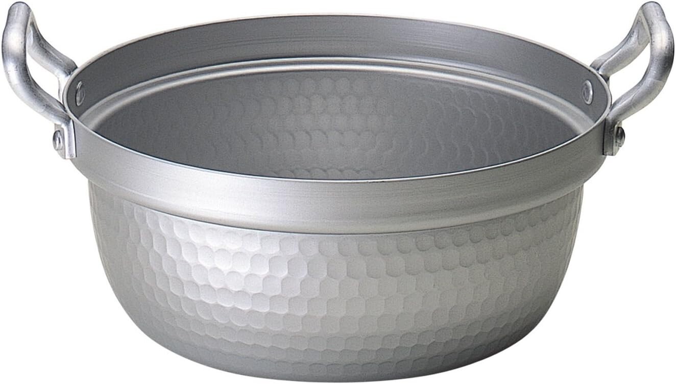 

Hokuriku Aluminium QSI28018 Мини-кастрюля-вок Ceiro, 7,1 дюйма (18 см), алюминиевый сплав, японское серебро