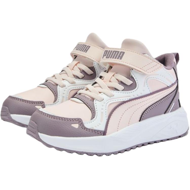 PUMA Экскурсионные мид-топы детские повседневные кроссовки pink purple — фото 4
