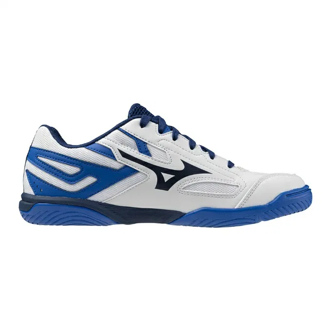 Кроссовки для настольного тенниса «Wave Kaiserburg 8» от Mizuno, Wh/Nv/Bl — фото 2