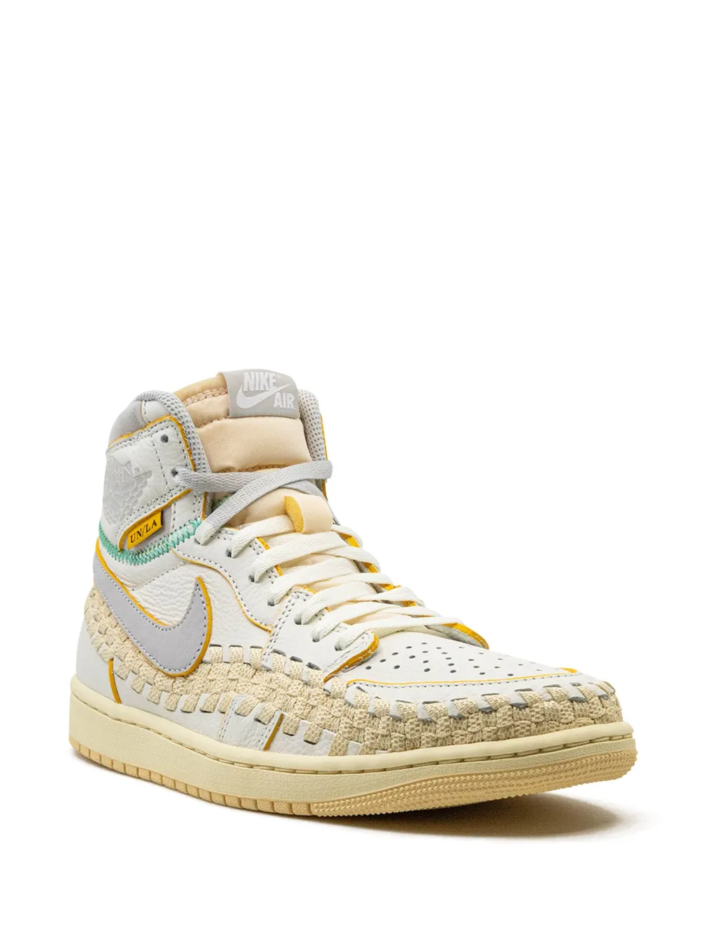 Кроссовки Air  1 High OG Woven из коллаборации с Union Jordan, нейтральный — фото 2