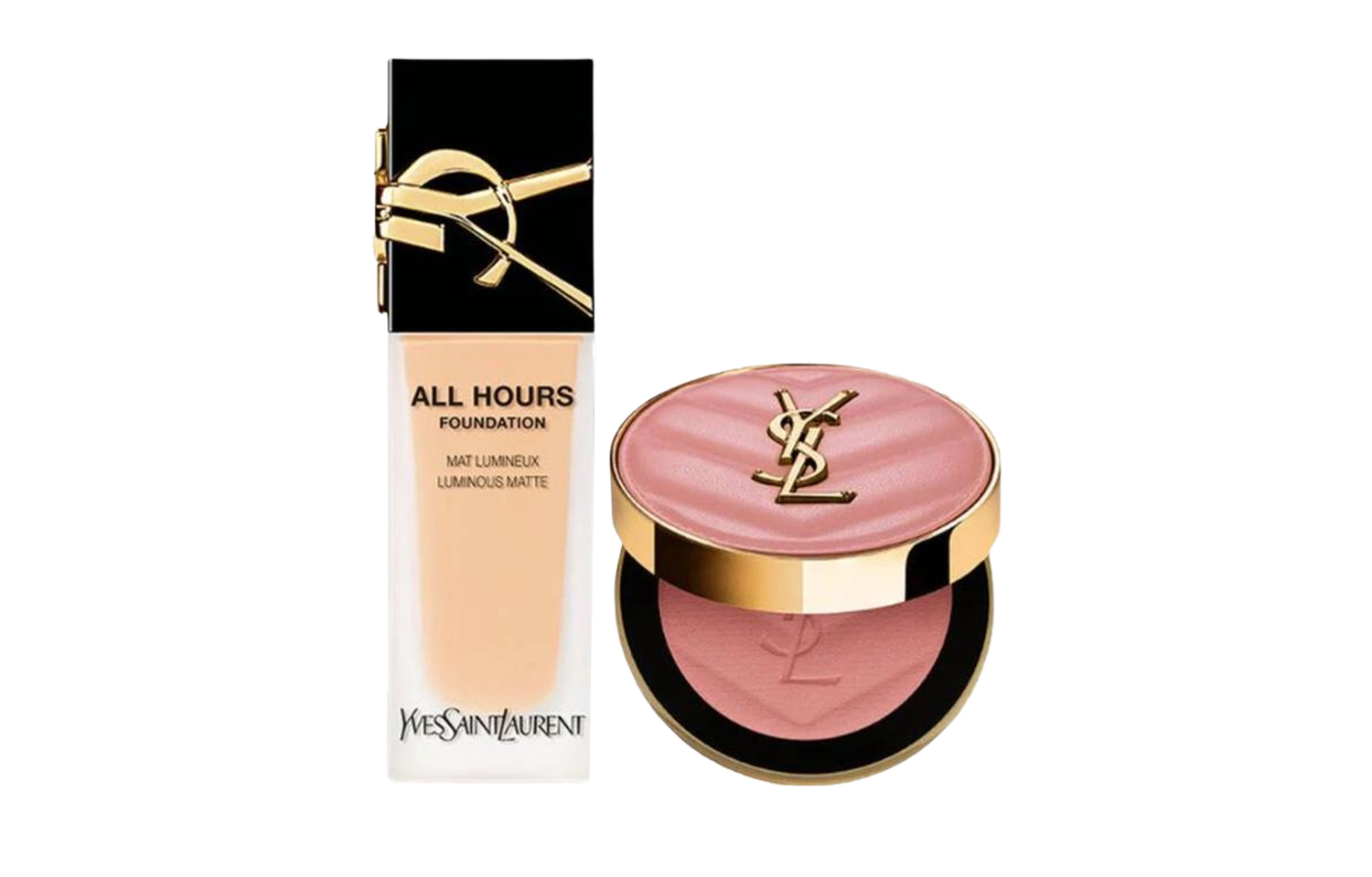 

Тональная основа румяна наборы для макияжа легко растушевываются натуральные 25 мл SAINT LAURENT, Liquid Foundation #LC2