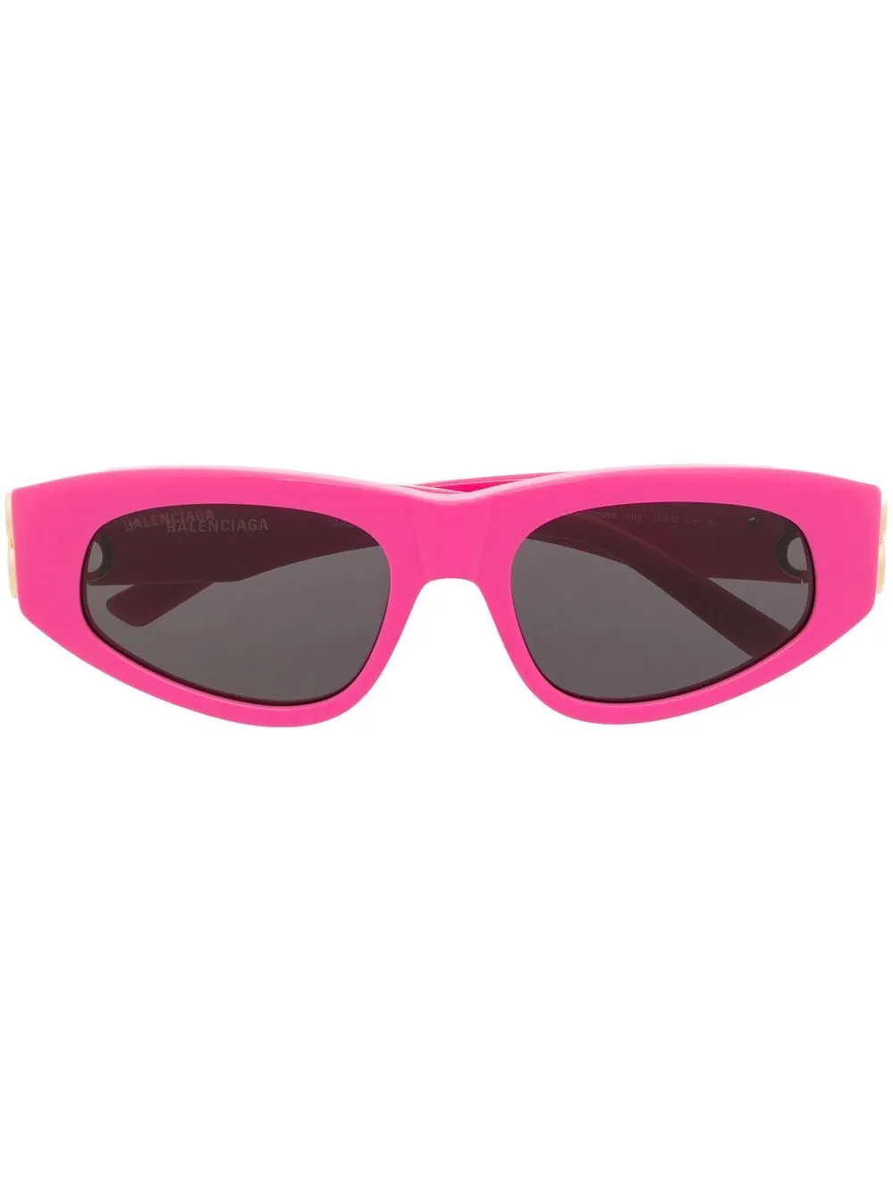 

Солнцезащитные очки в оправе 'кошачий глаз' с логотипом Balenciaga Eyewear, розовый