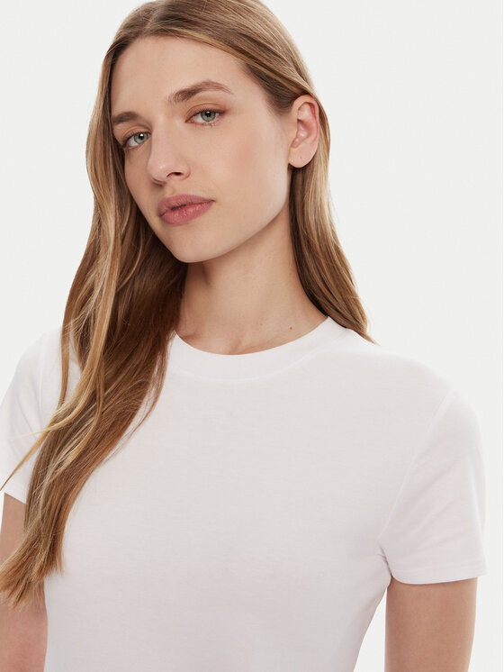 Футболка regular fit LV044C216G Calvin Klein, белый — фото 4