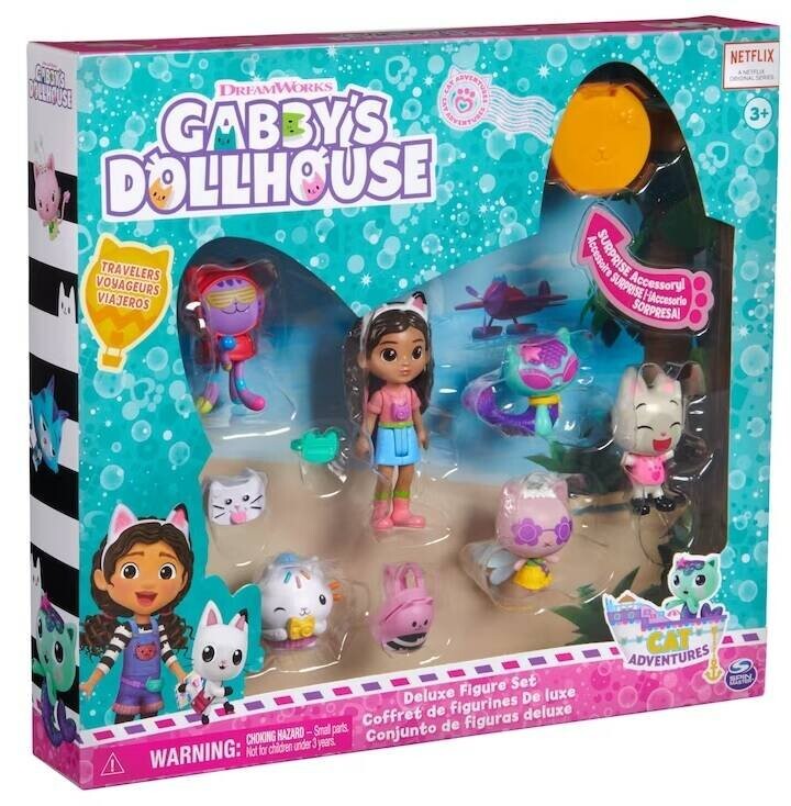 

Кукольный домик Gabby's Набор кошачьих домиков Gabby's Deluxe, 11 фигурок Spin Master