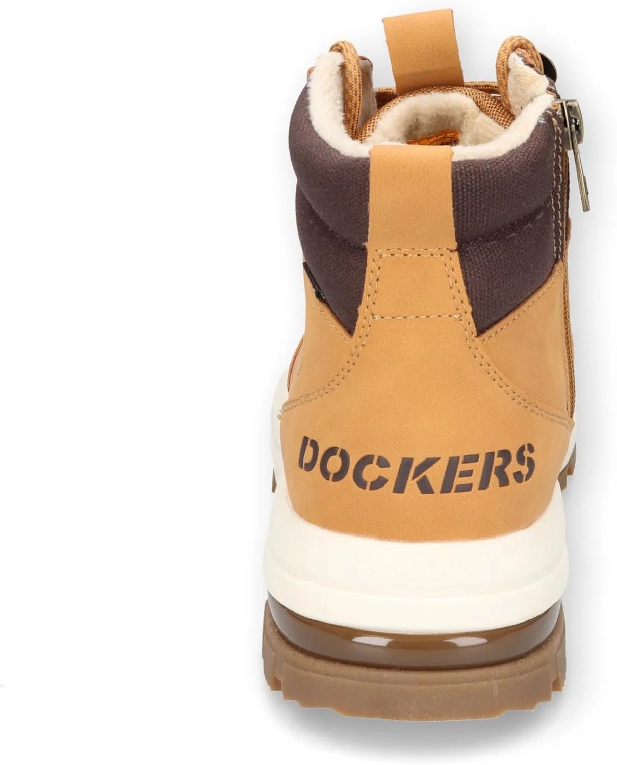 Мужские армейские ботинки Dockers by Gerli, ботильоны, водонепроницаемые, с теплой подкладкой, Golden Tan 910 — фото 3