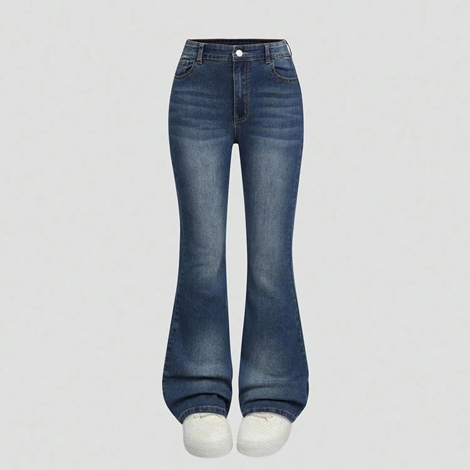 Джинсы расклешенные Slim Bootcut, Sky Blue — фото 2