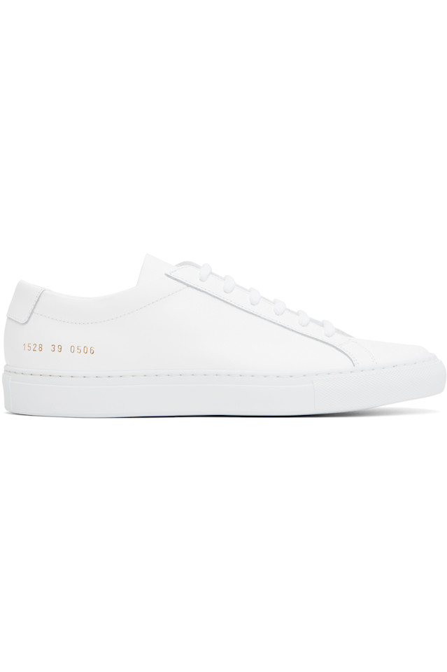 

Оригинальные кроссовки Achilles low Common Projects, белый
