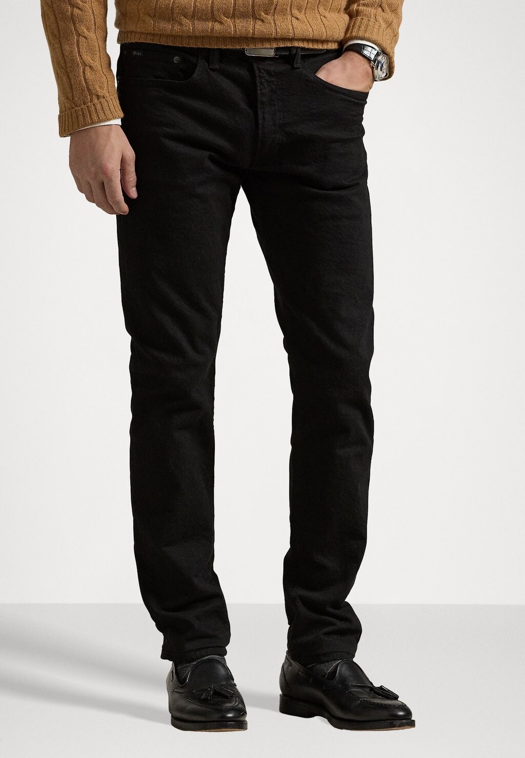 

Джинсы узкого кроя SULLIVAN SLIM STRETCH JEAN Ralph Lauren, черный деним