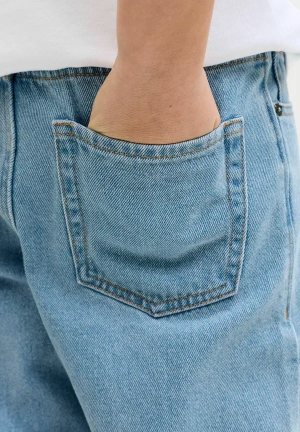 Джинсы свободного кроя Jj Rebel jrebryan jjcraft at 638 noos jnr relaxed fit jeans straight leg jeans, синий деним — фото 4