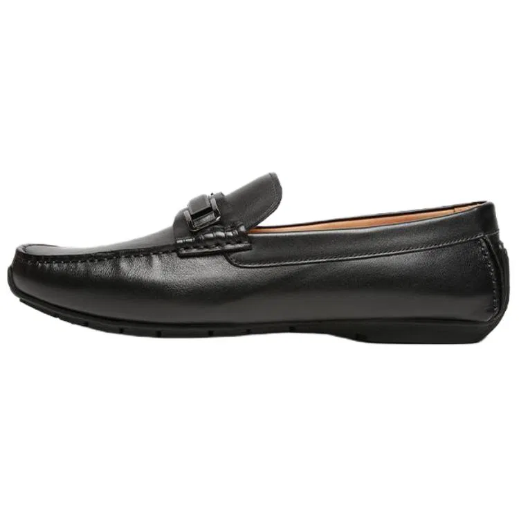 Casual туфли из натуральной кожи S.T.Dupont черные