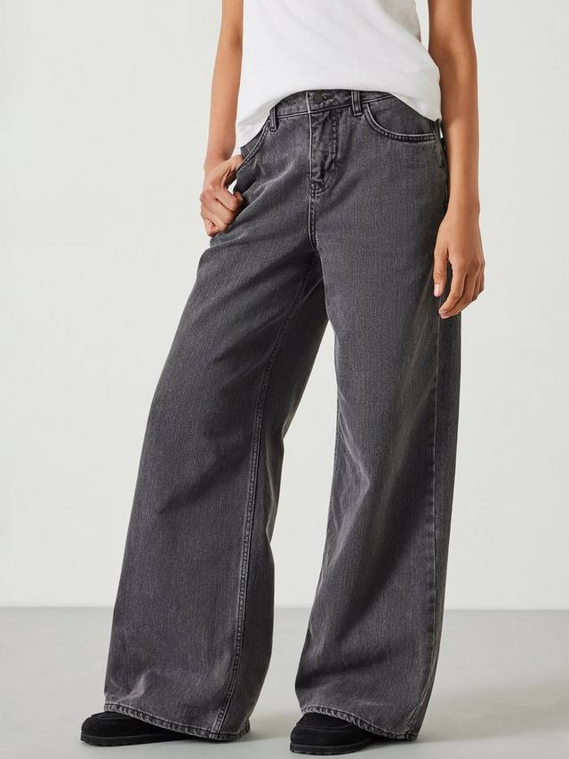 

Джинсы abi с широкими штанинами HUSH, цвет Washed Grey