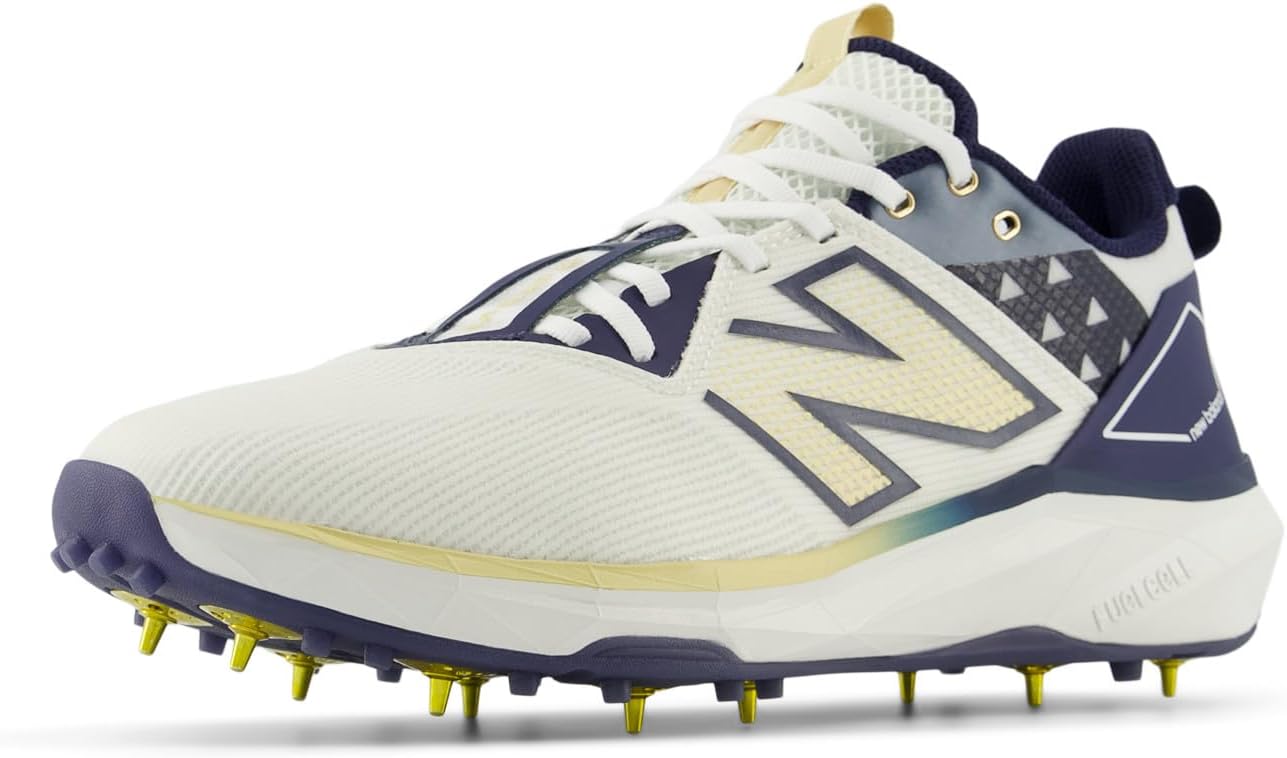 

Кроссовки New Balance Mens Cricket 10, White/Navy (115)