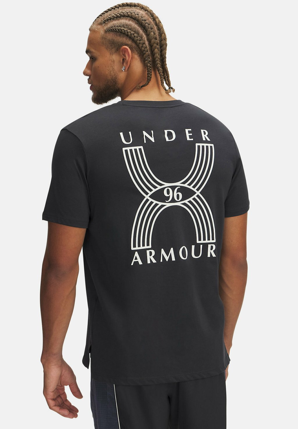 

Футболка с принтом SHORT-SLEEVES RUN Under Armour, серый