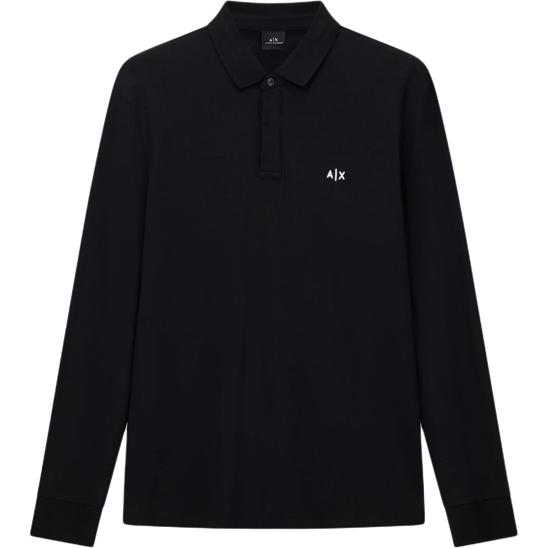 

Armani Exchange Мужская рубашка с черным лацканом, средней кроя, другие