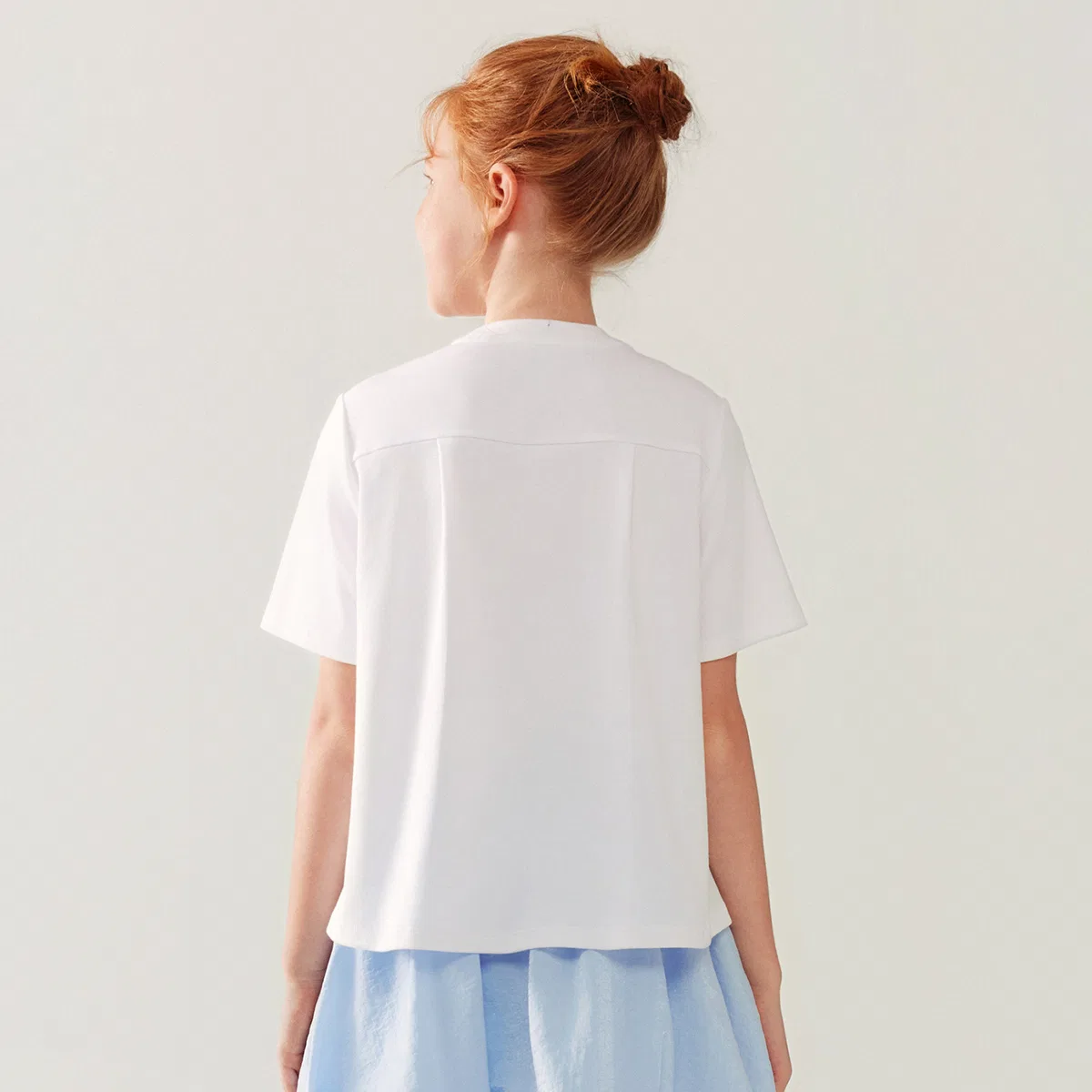 Футболка с коротким рукавом Standard White Kids' FILA KIDS — фото 4