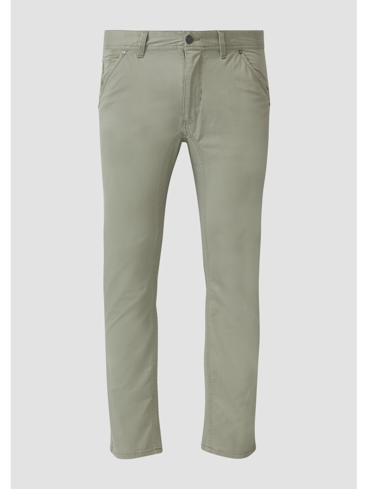 

Тканевые брюки s.Oliver, оливковый