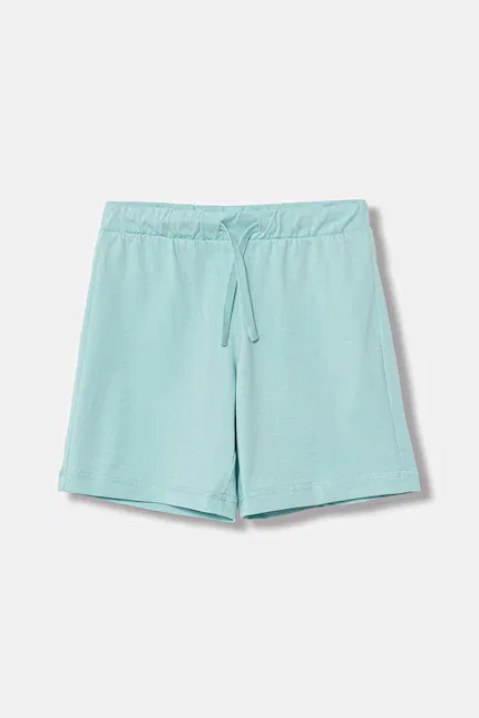 Шорты спортивные хлопковые United Colors of Benetton, бирюзовый