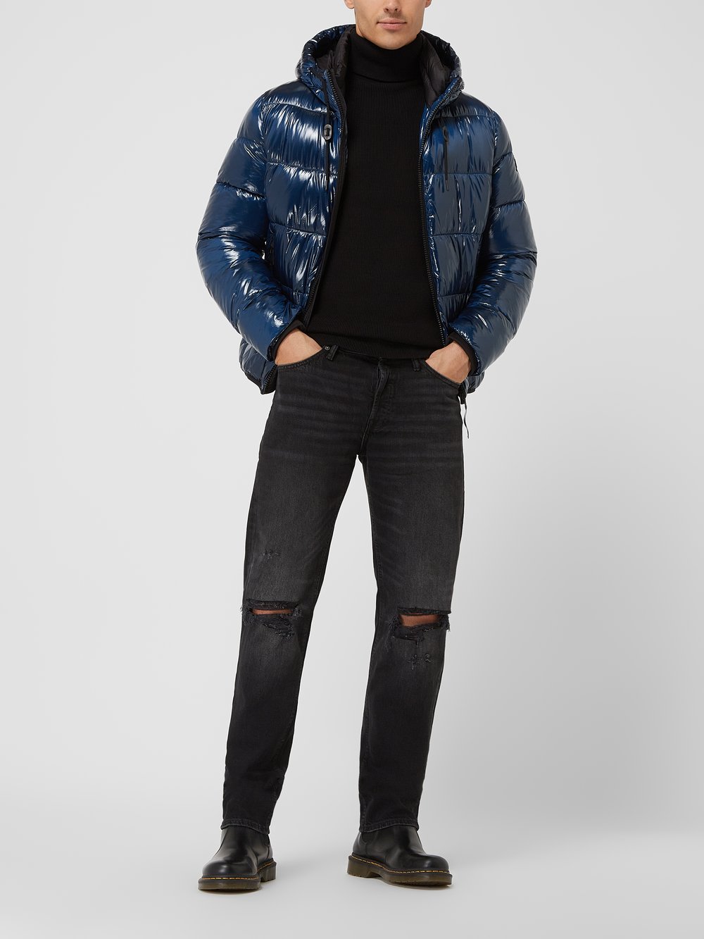 

Джинсы Comfort fit стретч, модель «Майк» Jack & Jones, черный