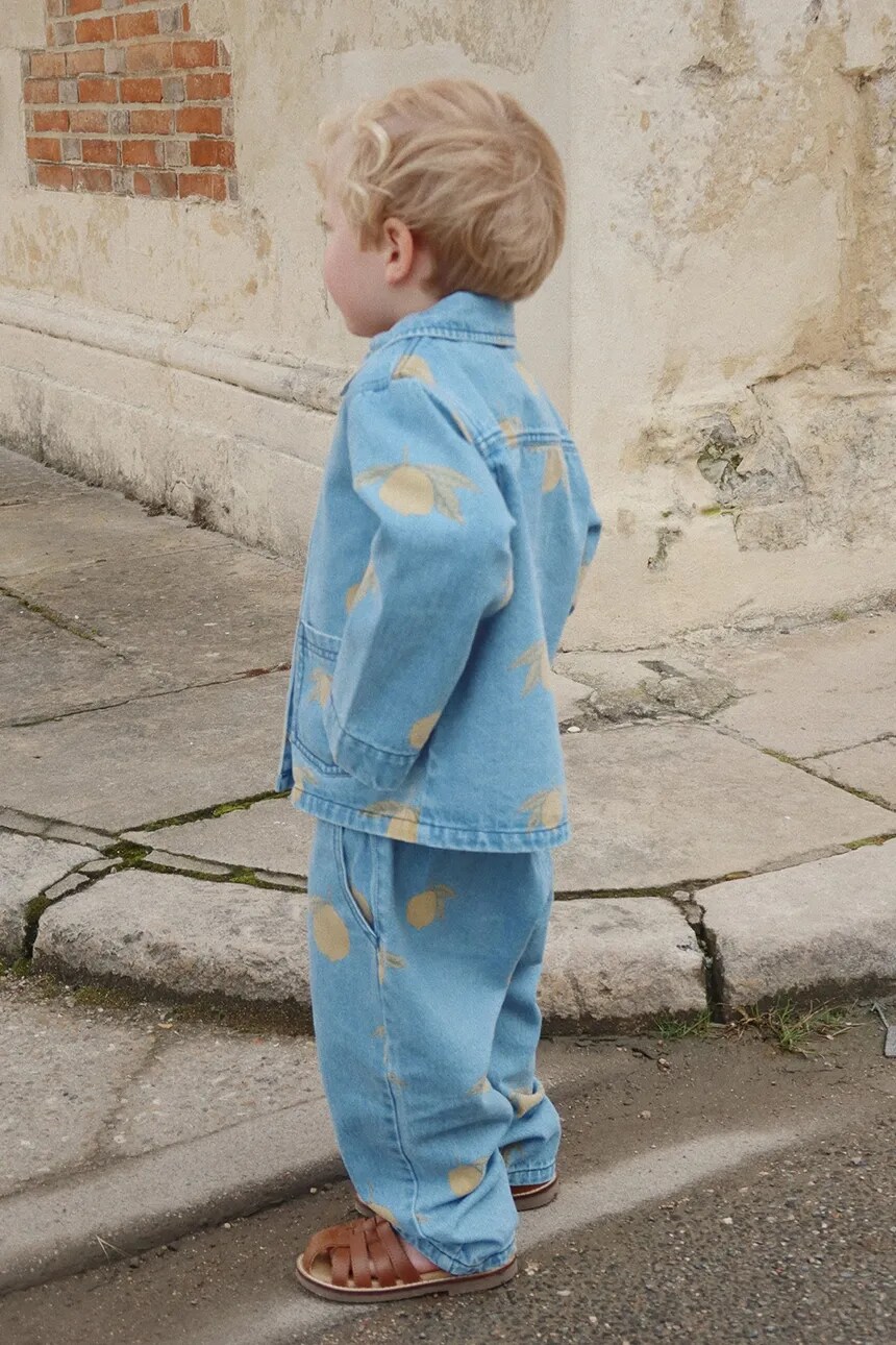 

Детская джинсовая куртка MAGOT JACKET GOTS Konges Sløjd, синий