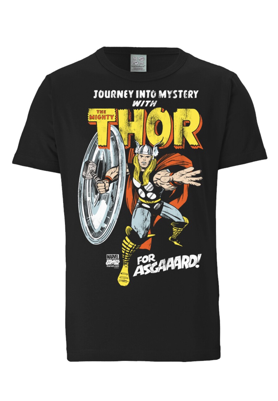 

Классическая футболка LOGOSHIRT Shirt Thor - Marvel - For Asgaaard!, черный
