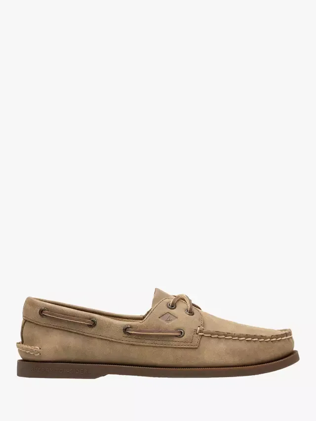 Оригинальные кожаные мокасины с двумя люверсами Sperry, Tan